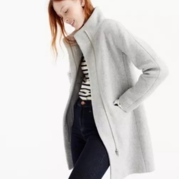 J.Crew Cocoon Coat Size 0 - Picture 3 of 15